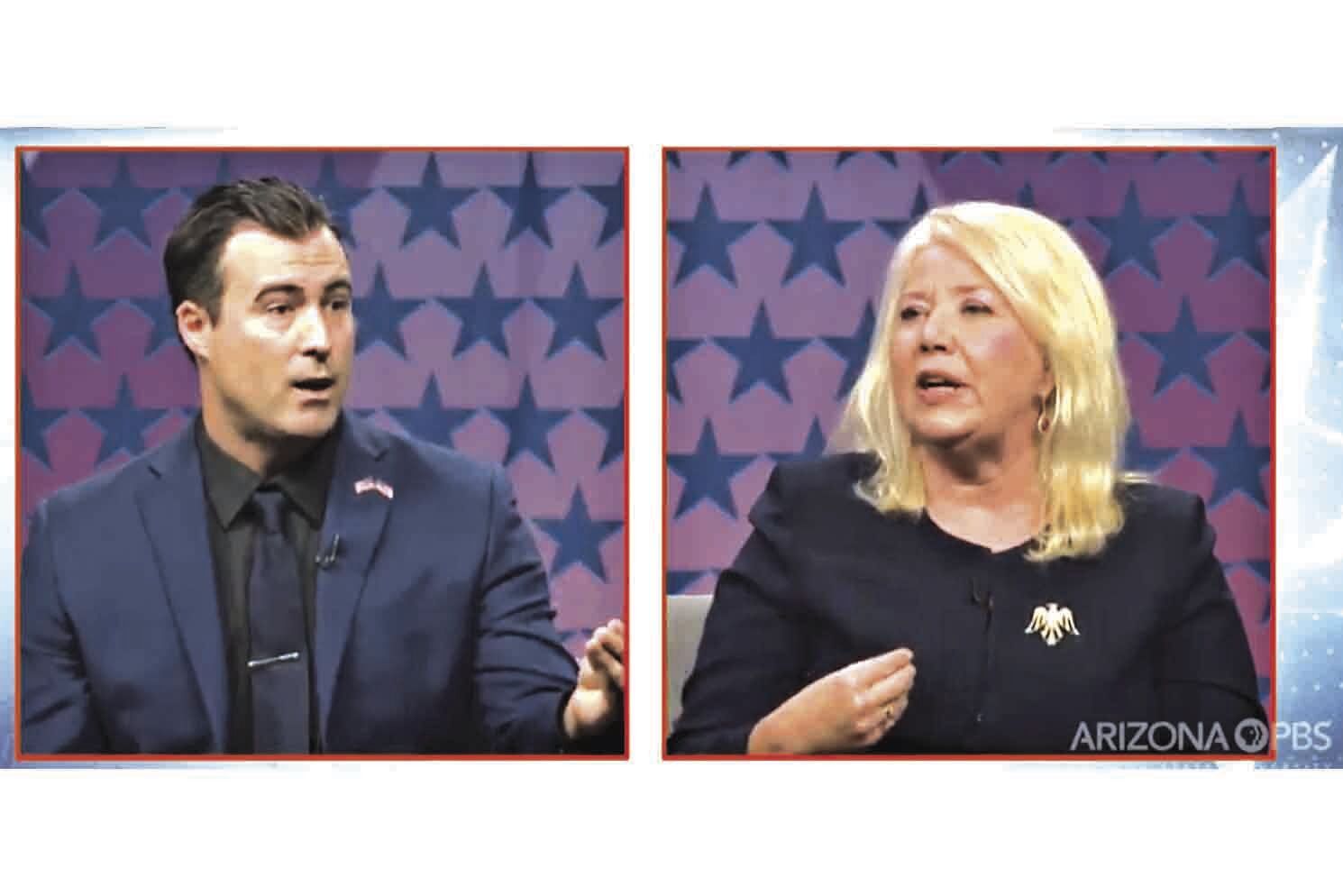 Rep. Debbie Lesko and challenger Michael Muscato